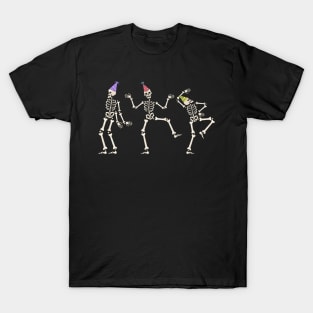 Dancing Skeletons Party Time T-Shirt